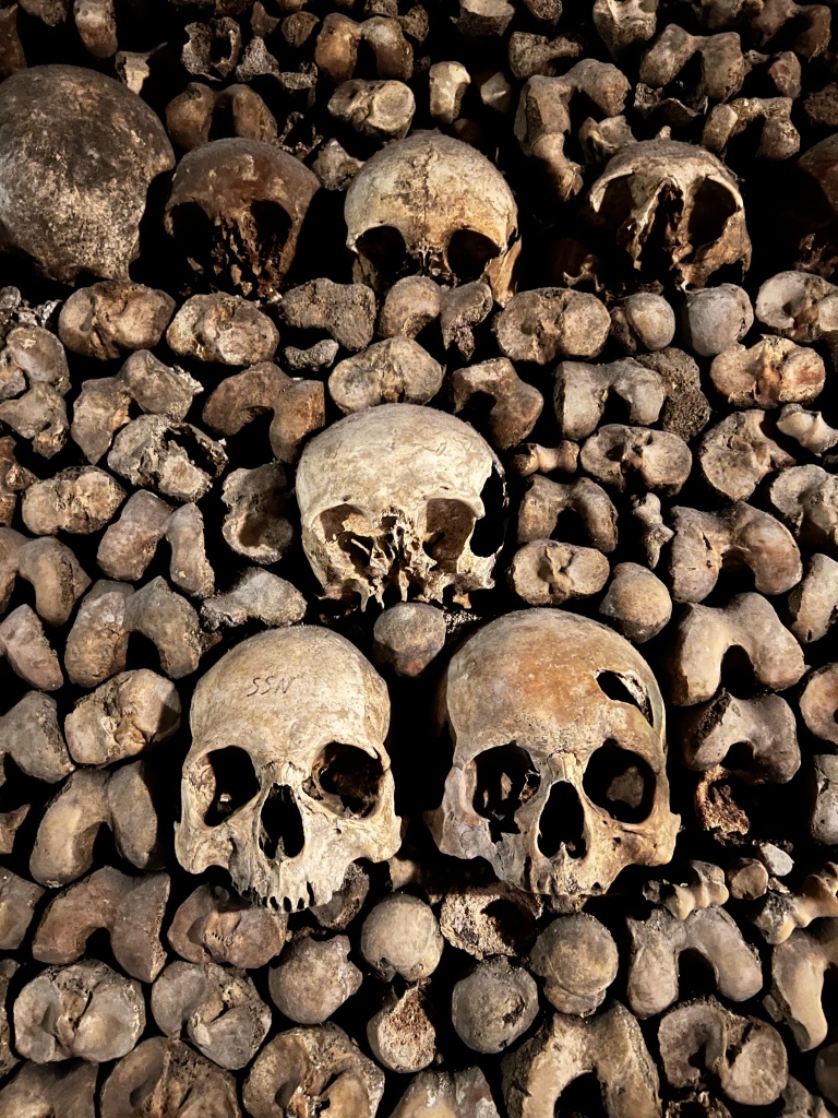 Paris France catacombs